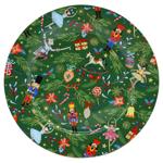 Lefard Green Christmas Plate Set 6pcs*27cm