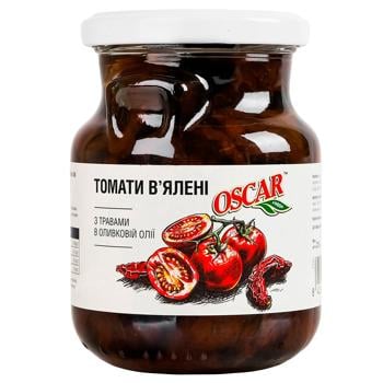 Томати Oscar в'ялені з травами в оливковій олії 230г - купить, цены на За Раз - фото 1