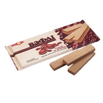 Вафли Бисквит-Шоколад с какао на фруктозе 130г - купить, цены на - фото 2