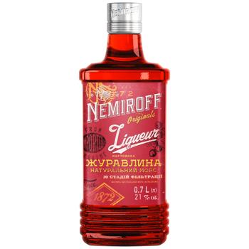 Nemiroff Cranberry Tincture 21% 0.7l