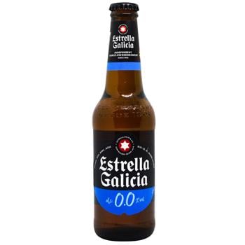 Пиво Estrella Galicia безалкогольне 0,33л - купити, ціни на METRO - фото 1