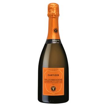 Вино игристое Val D'oca Prosecco Valdobbiadene Cartizze белое сухое 11,5% 0,75л - купить, цены на NOVUS - фото 1