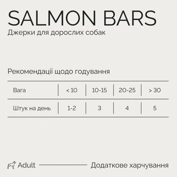 Savory Salmon Bars Dog Snack with Salmon for Skin and Coat 100g - buy, prices for - photo 2