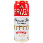 Praga Premium Pils Light Beer 4.7% 0.5l