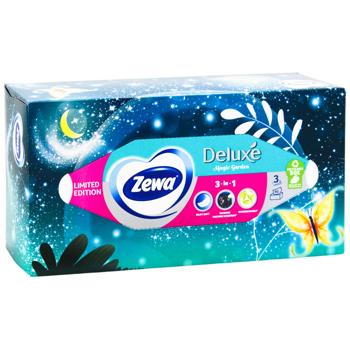 Салфетки бумажные Zewa Deluxe трехслойные 90шт дизайн в ассортименте - купить, цены на - фото 2