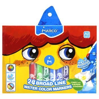 Фломастери Marco 24 кольори 1632-24СВ - купити, ціни на Торба - фото 1