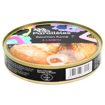 Paralleles Smoked Salmon in Oil with Dill 120g