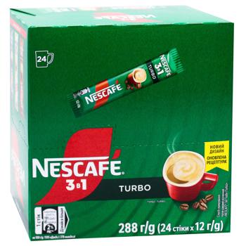 NESCAFÉ® 3-in-1 Turbo Instant Coffee Drink in Sticks 12g x 24pcs - buy, prices for METRO - photo 3