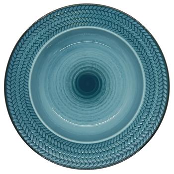 Тарілка супова блакитна 23,4см 16191-1-16191 - купити, ціни на Таврія В - фото 1