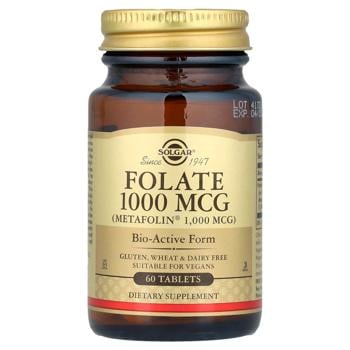 Solgar Folate As Metafolin 1000mcg 60 tablets