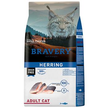 Bravery Dry Food with Herring for Adult Cats 300g