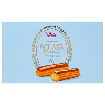 Tarta Eclair Cakes with  Сaramel Сustard 250g - buy, prices for Tavria V - photo 2