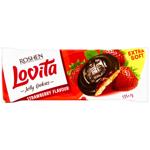 Печенье Roshen Lovita сдобное с желейной начинкой со вкусом клубники 135г