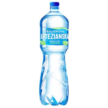 Obolonska Artesianska Strongly Carbonated Water 1.5l - buy, prices for Vostorg - photo 1