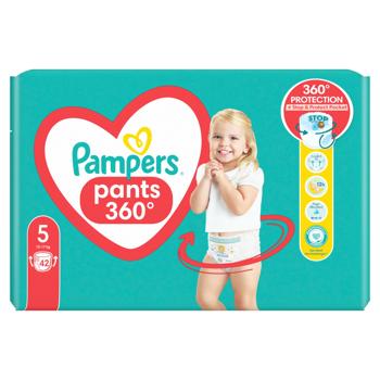 Подгузники-трусики Pampers Pants размер 5 Junior 12-17кг 42шт - купить, цены на NOVUS - фото 5