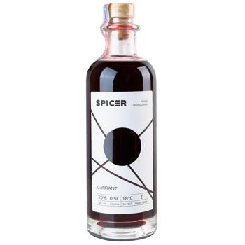 Spicer Currant Liquor 20% 0.5l - buy, prices for WINETIME - photo 1