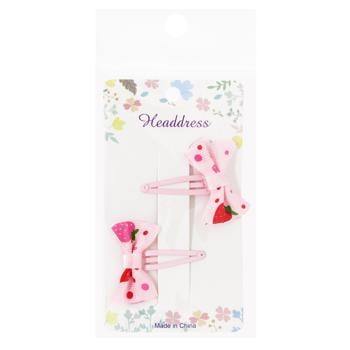 Greenwich Set of Hairpins 3.5cm 2pcs Pink