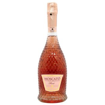 Вино игристое Moscato Spumante розовое сладкое 7,5% 0,75л - купить, цены на AlcoHub - фото 2