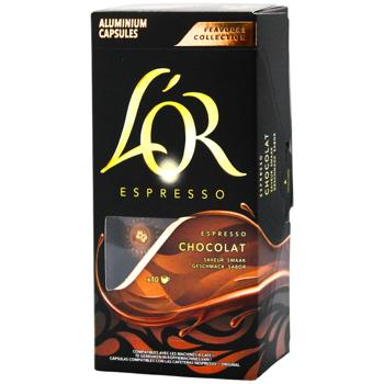 Кофе в капсулах L'OR Espresso Chocolate 5,2г*10шт - купить, цены на Чудо Маркет - фото 1