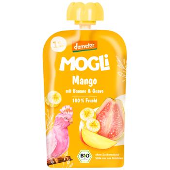 Пюре фруктовое Mogli с манго, гуавы и бананом органическое 100г