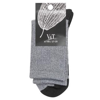 V&T Boss Men's Socks s.27-29 Grey - buy, prices for - photo 1