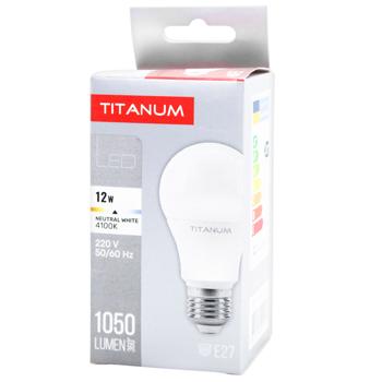 Titanum LED Lamp A60 12W E27 4100K - buy, prices for COSMOS - photo 1