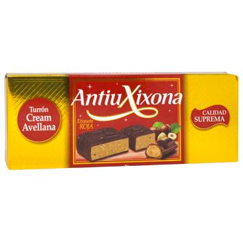 Туррон AntiuXixona шоколадний з кремом та лісовим горіхом 140г - купити, ціни на КОСМОС - фото 2
