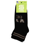 Набір шкарпеток дитячих Premier Socks Ведмедики середні р.22-24 чорний 5 пар