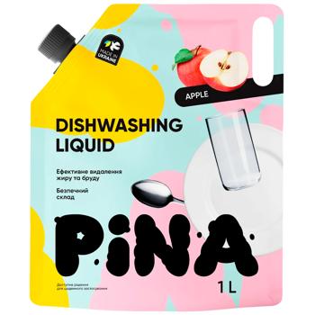 Засіб для миття посуду Pina Яблуко 1л - купити, ціни на Cупермаркет "Харків" - фото 1