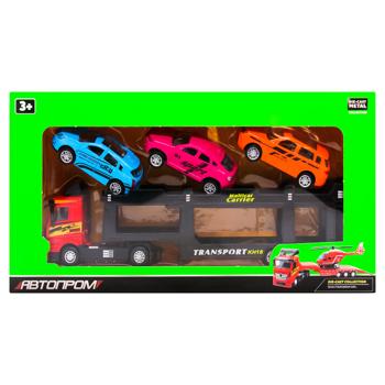 Krayina Igrashok Metal Trailer Toy with Cars AP7510 - buy, prices for - photo 2