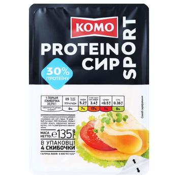 Komo Sport 30% Protein Sliced Hard Cheese 135g - buy, prices for EKO Market - photo 1