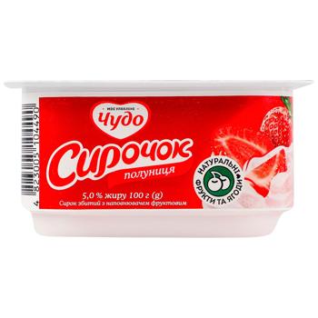 Chudo Strawberry Curd Dessert 5% 100g - buy, prices for Chudo Market - photo 1