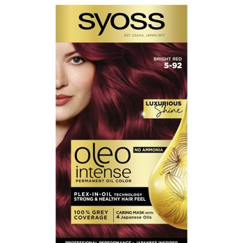 Краска для волос Syoss Oleo Intense 5-92 Насыщенный Красный - купить, цены на КОСМОС - фото 2