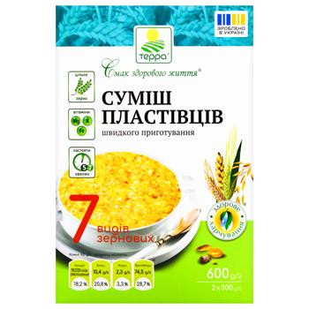 Terra 7 Cereals Mix 600g - buy, prices for Supermarket "Kharkiv" - photo 2