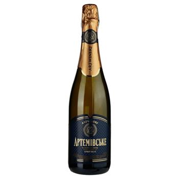 Artemivske Aged White Brut Sparkling Wine 13.5% 0.75l