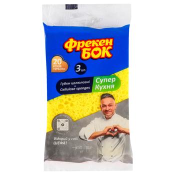 Freken Bok Super Kitchen Kitchen Sponges 3pcs - buy, prices for - photo 1