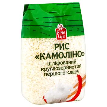 Рис Fine Life Камолино шлифованный круглозернистый 800г - купить, цены на - фото 2