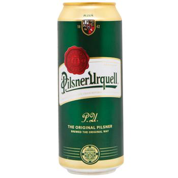 Пиво Pilsner Urquell светлое 4,4% 0,5л - купить, цены на Cупермаркет "Харьков" - фото 1