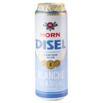 Пиво Horn Disel Blanche світле 4,5% 0,568л