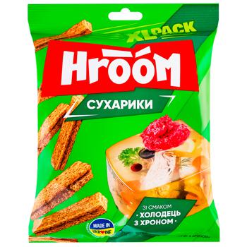 Hroom Kholodets with Horseradish Rye Rusks 100g - buy, prices for Supermarket "Kharkiv" - photo 1