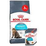 Набір корму Royal Canin Urinary Care для котів із захворюваннями сечовивідних шляхів cухий 2кг + вологий 4шт х 85г