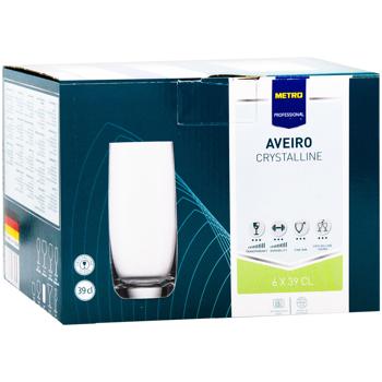 Metro Professional Aveiro Set of Glasses 390ml 6pcs - buy, prices for Biotus - photo 3