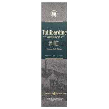 Виски Tullibardine Sherry Cask Finish 500 43% 0,7л - купить, цены на - фото 5