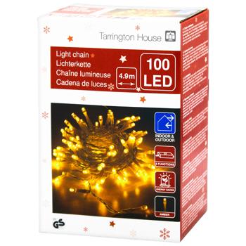Tarrington House Warm White Light Chain 100 LED