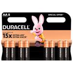 Duracell AA Alkaline Batteries 8pcs