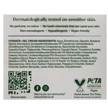 Крем-гель для лица Simple Water boost ночной 50мл - купить, цены на NOVUS - фото 8