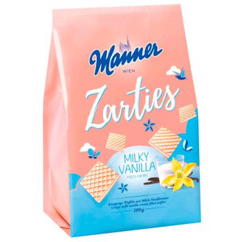 Manner Zarties Milky Vanilla Wafers 200g - buy, prices for Auchan - photo 1