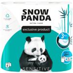 Туалетний папір Snow Panda Sensitive 3-шаровий 4шт
