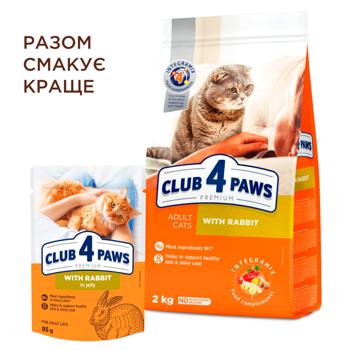 Club 4 Paws Premium Wet Food with Rabbit for Adult Cats 85g - buy, prices for MasterZoo - photo 4