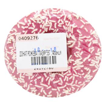 Donut in Pink Glaze with White Drops 55g - buy, prices for METRO - photo 2